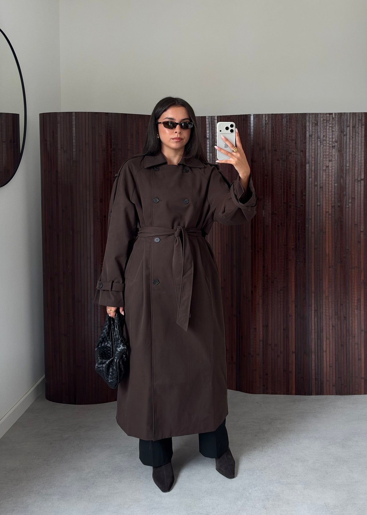 TRENCH MARRON PREMIUM