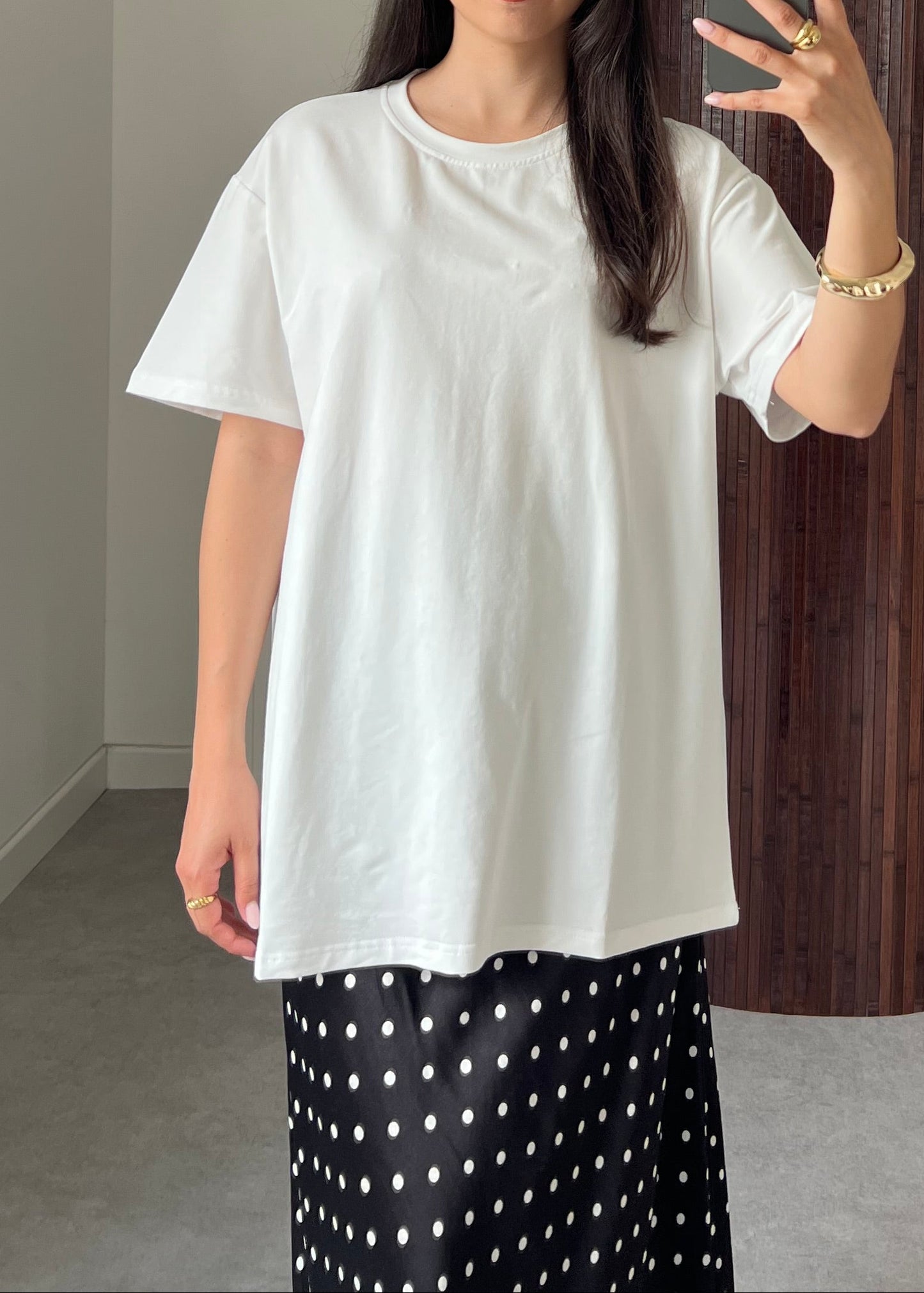 T-SHIRT COTON BLANC