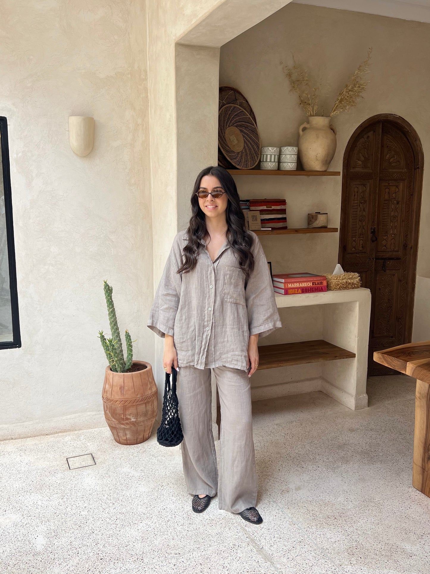 ENSEMBLE SUPERIEUR LIN TAUPE