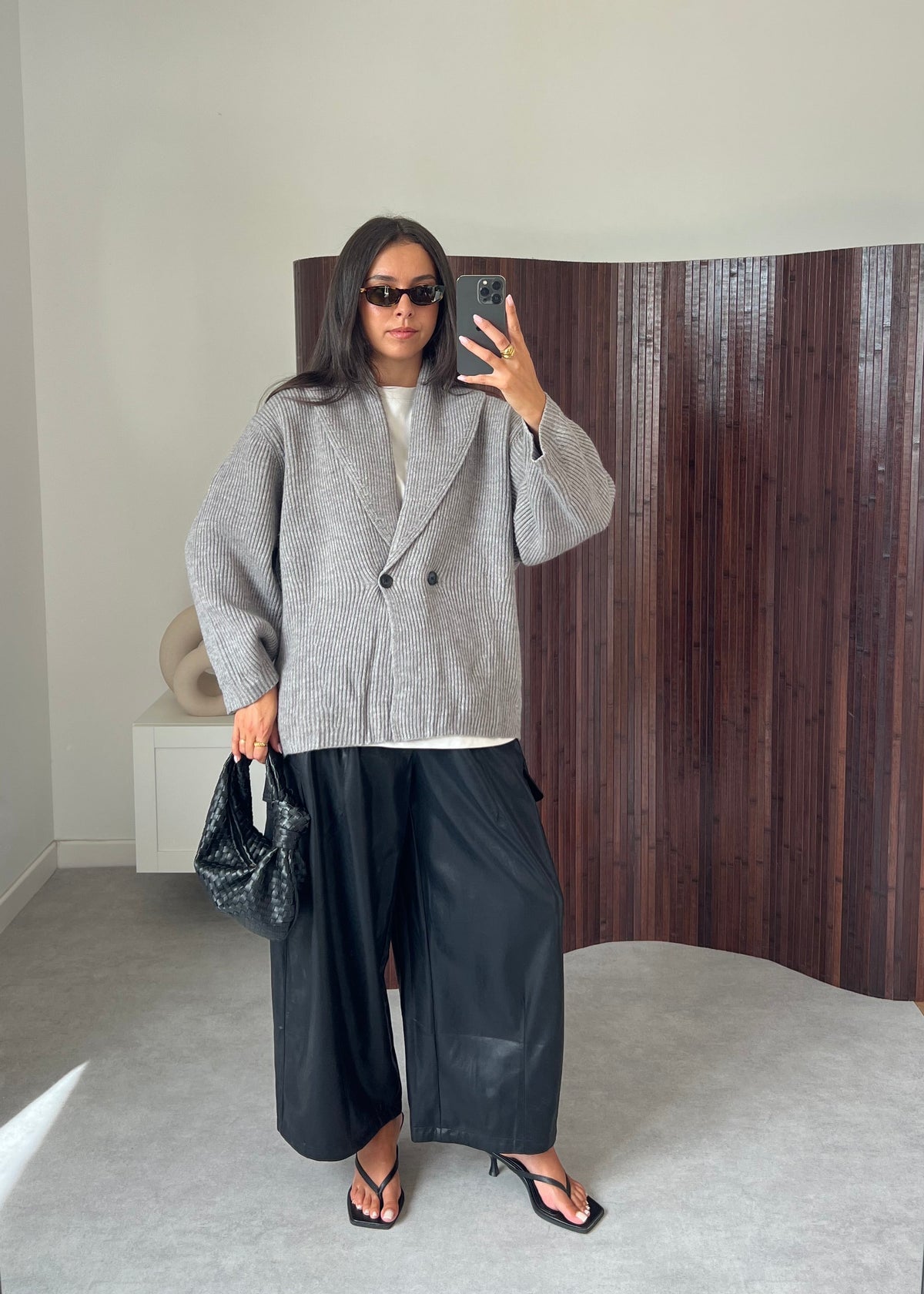 CARDIGAN OVER GRIS
