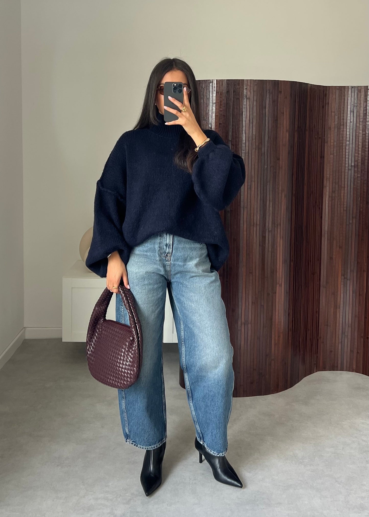 PULL COUTURE BLEU MARINE