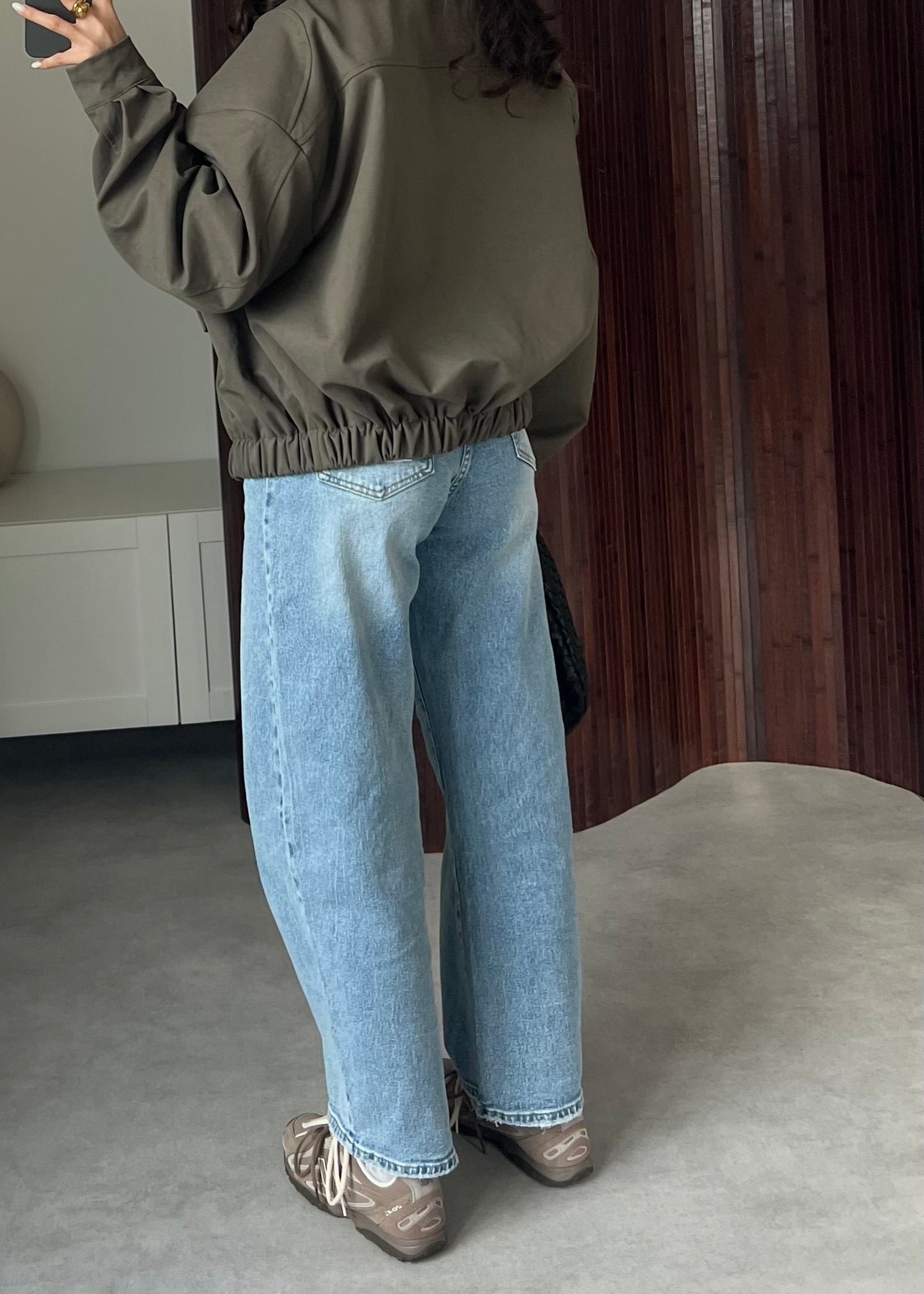 BOMBER ÉPAULETTE GRIS