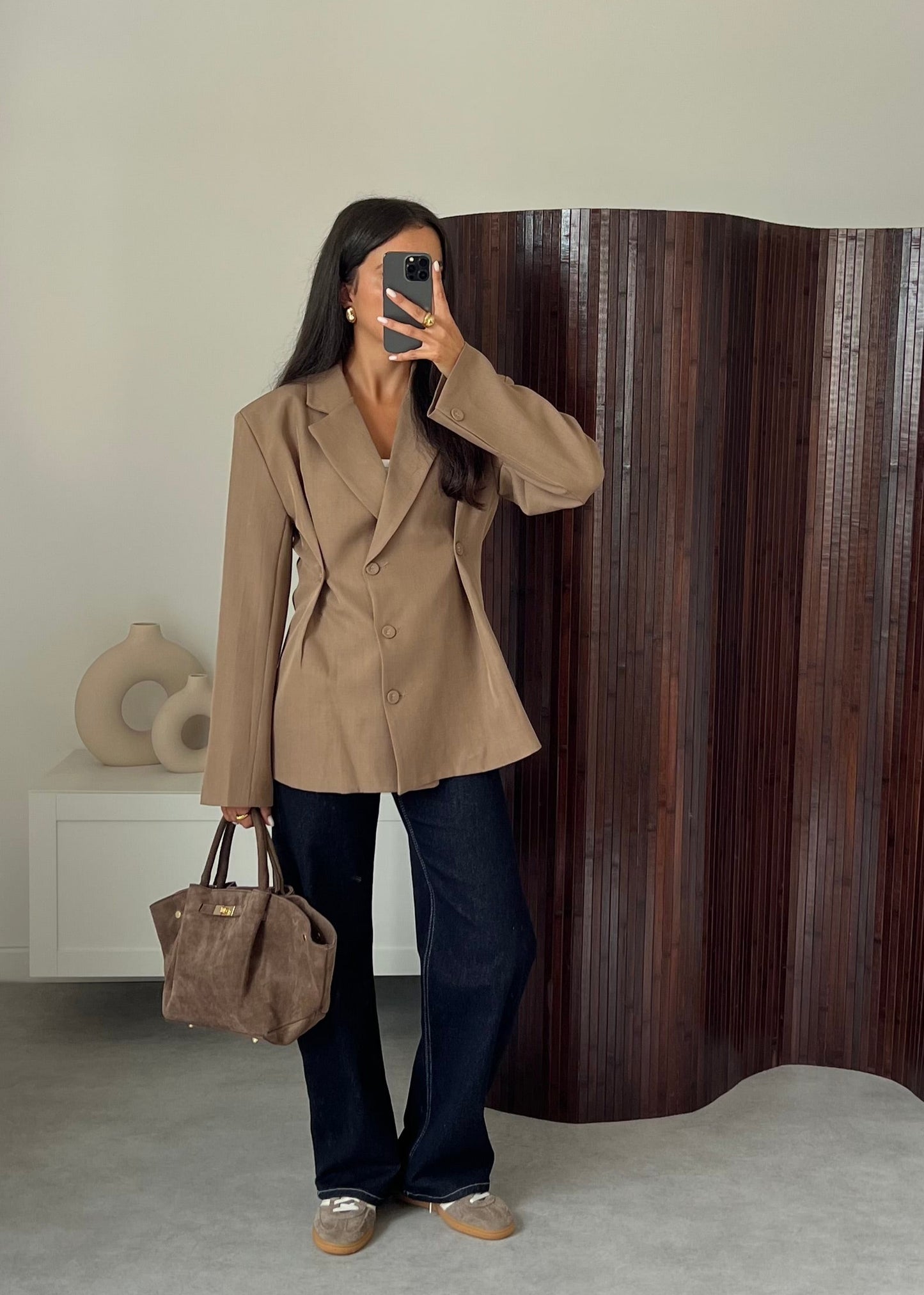 BLAZER CINTRÉ BEIGE