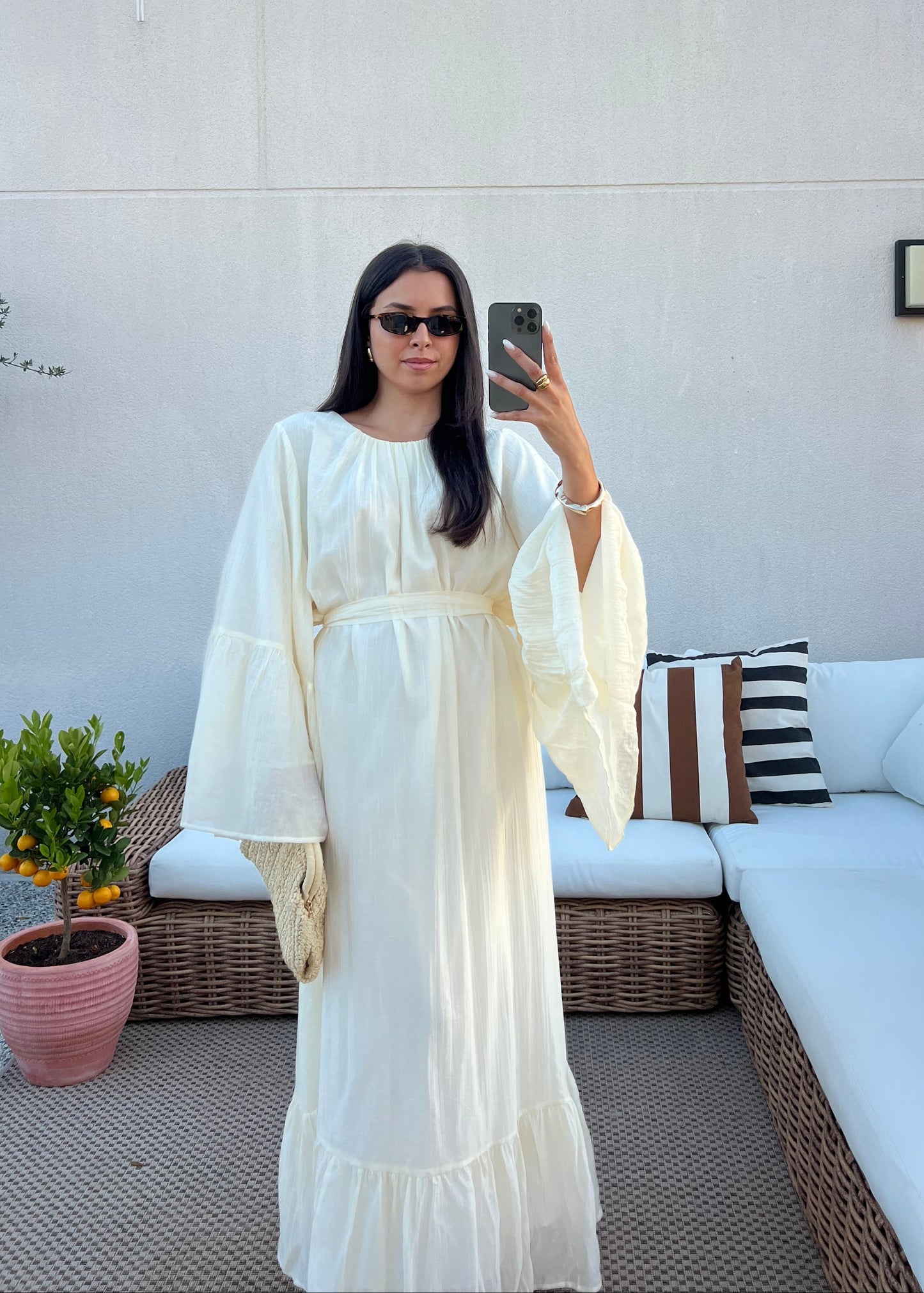 ROBE ÉCRU