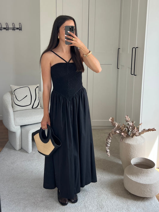 ROBE BRETELLE NOIRE