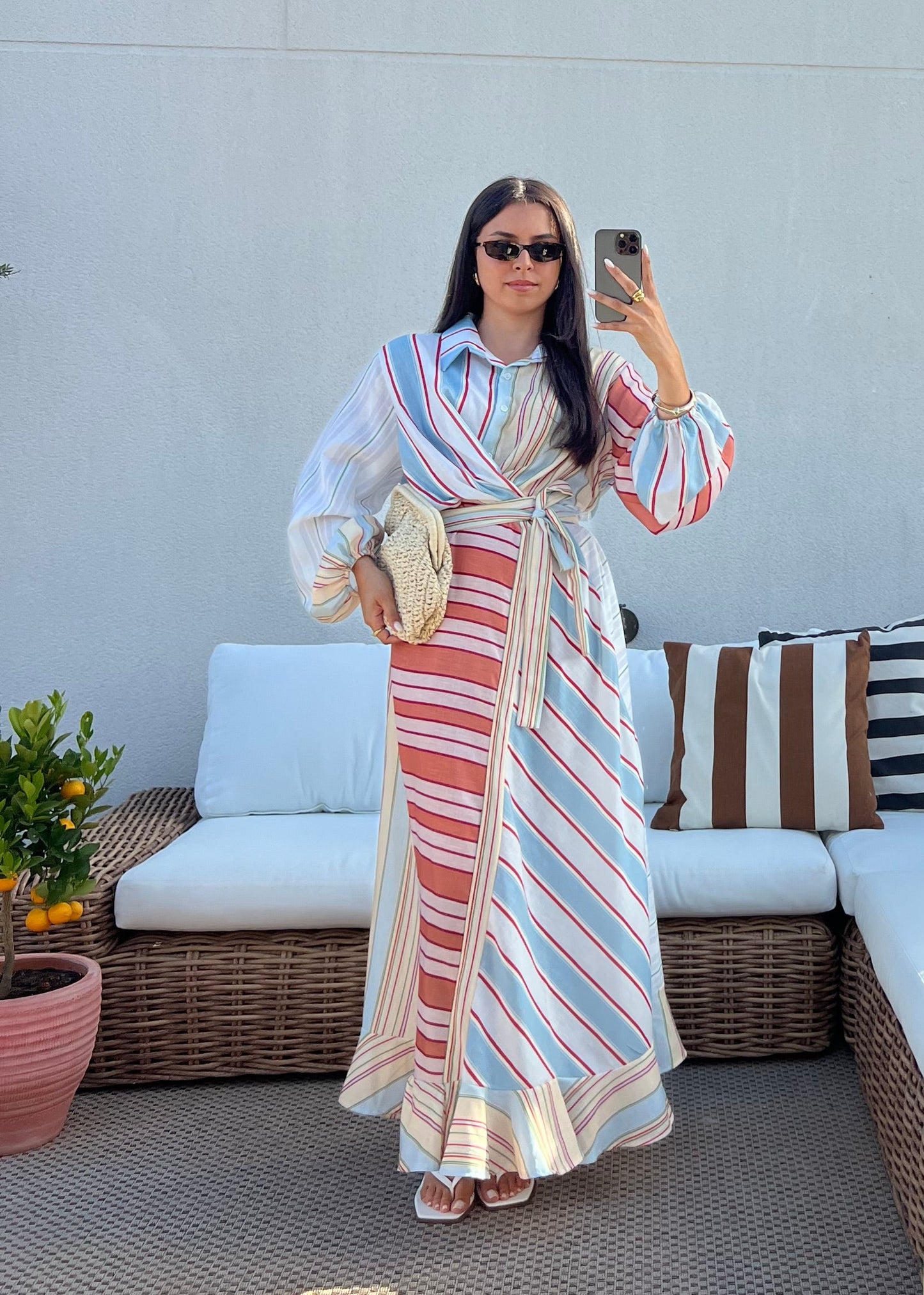 ROBE RAYURES COLORÉES