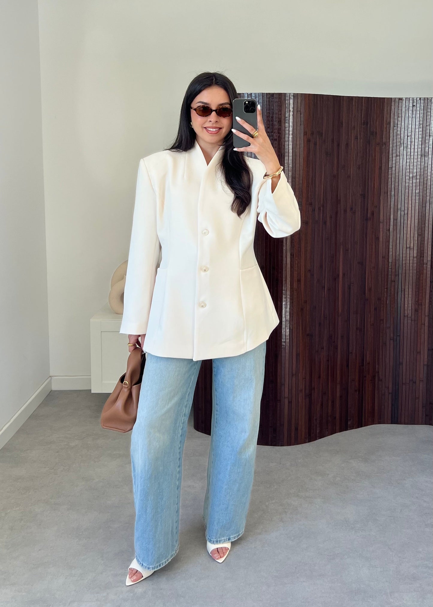 BLAZER ÉCRU