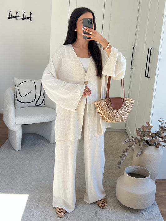 ENSEMBLE LIN MINA BEIGE
