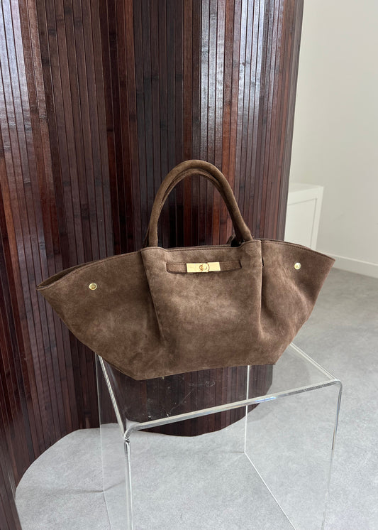 SAC TAUPE DAIM