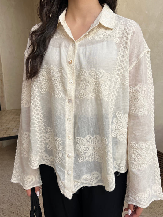 CHEMISE ELIA BEIGE