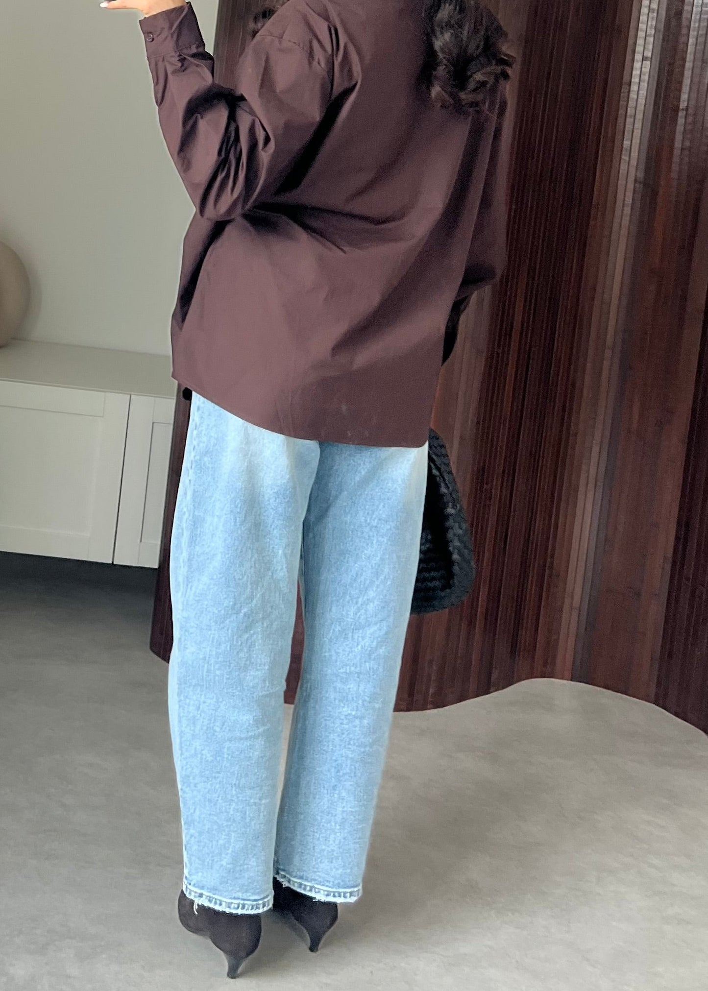 CHEMISE MARRON