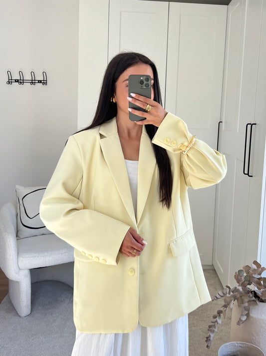 BLAZER OVERSIZE JAUNE
