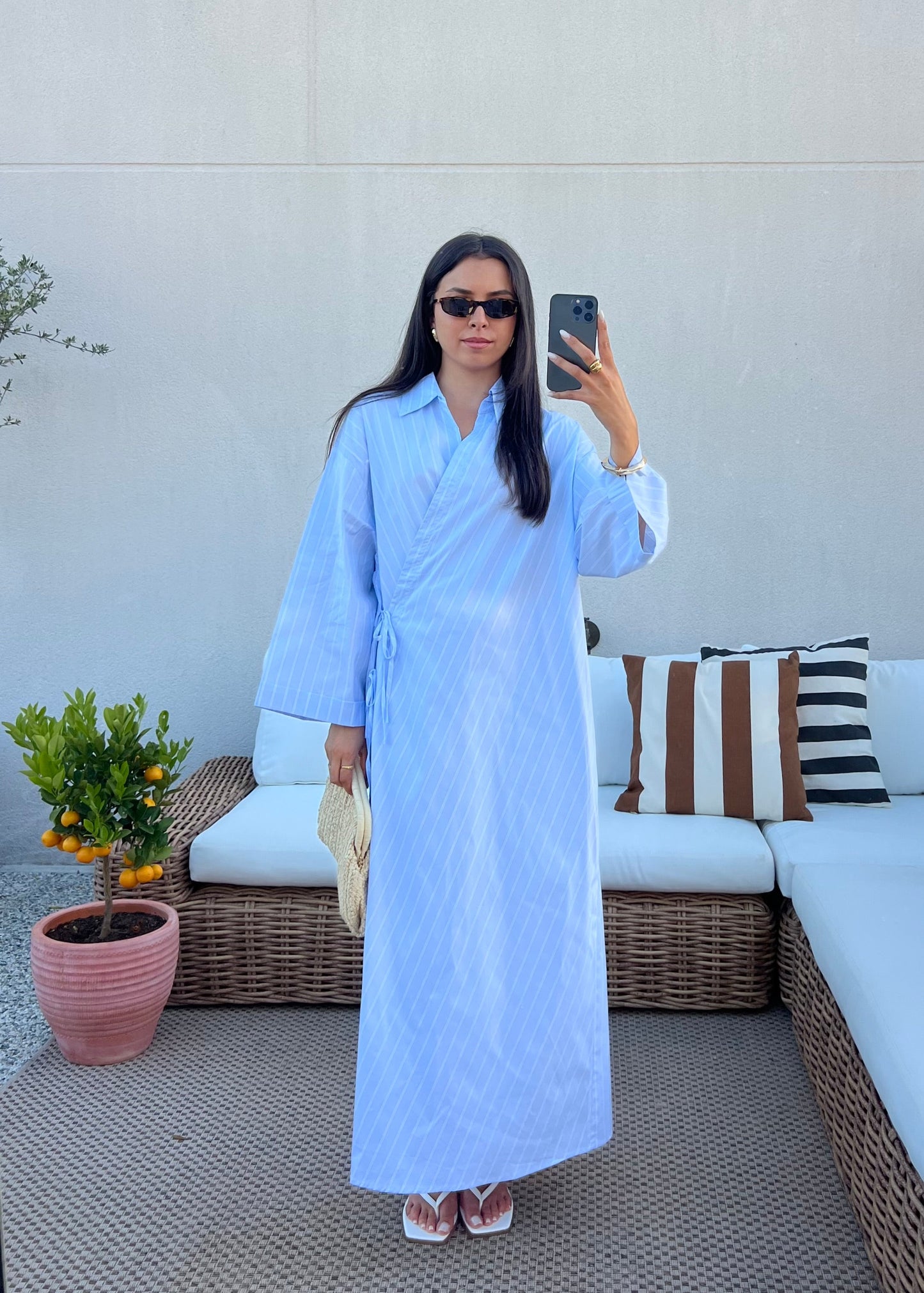 ROBE CHEMISE RAYURE