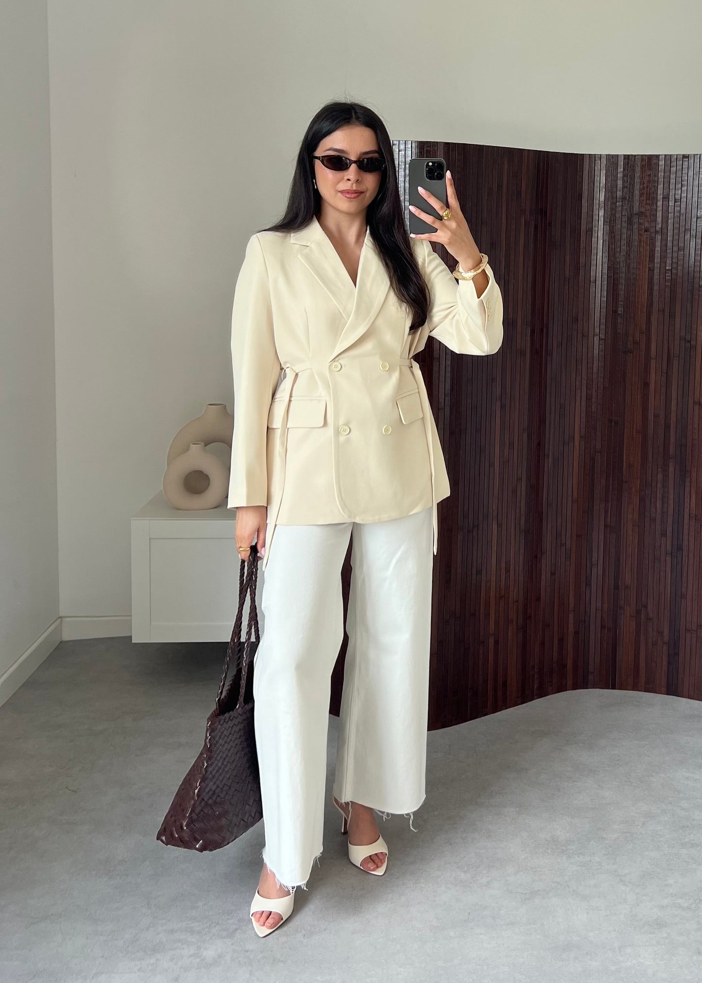 BLAZER JAUNE CLAIR