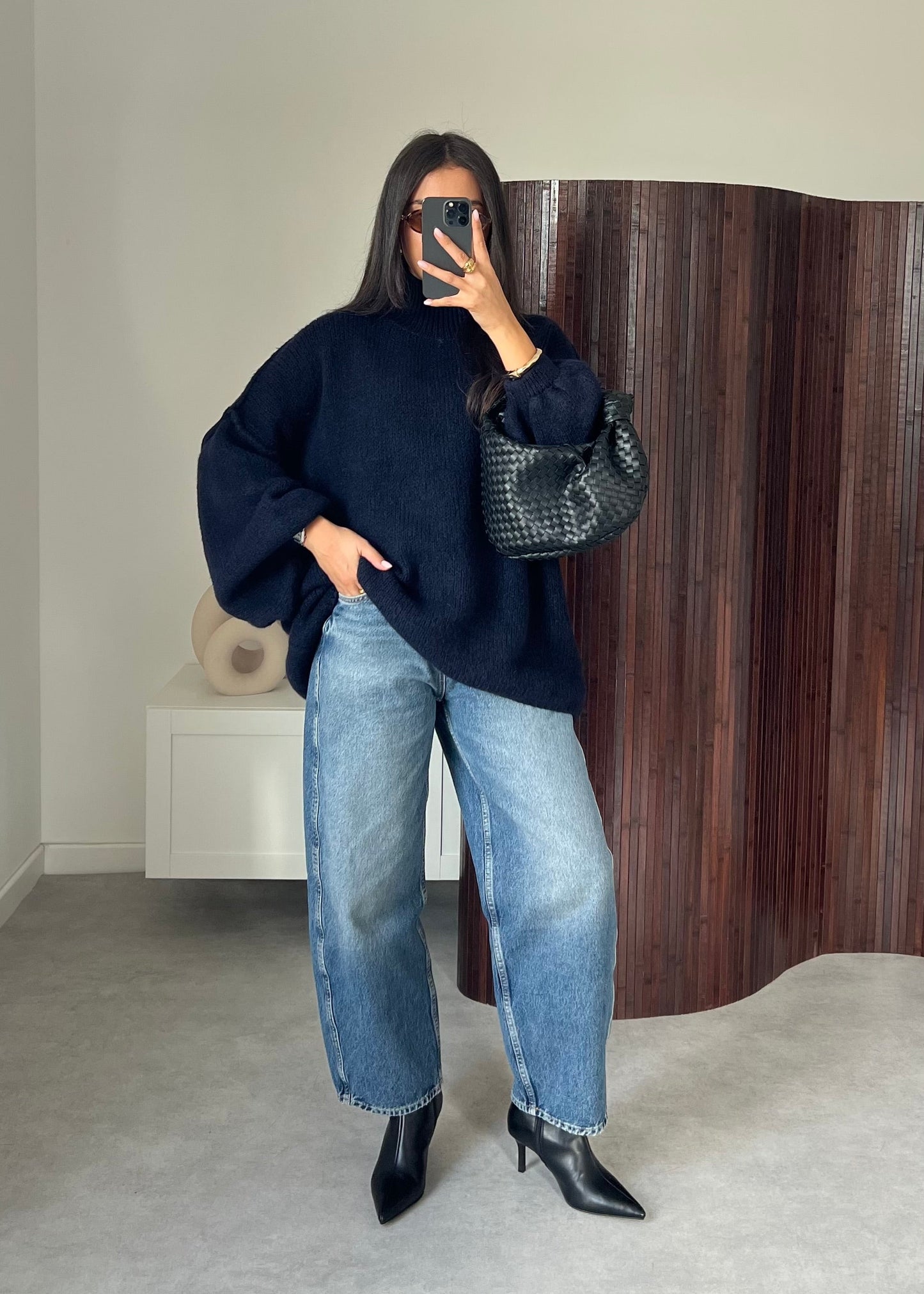 PULL COUTURE BLEU MARINE