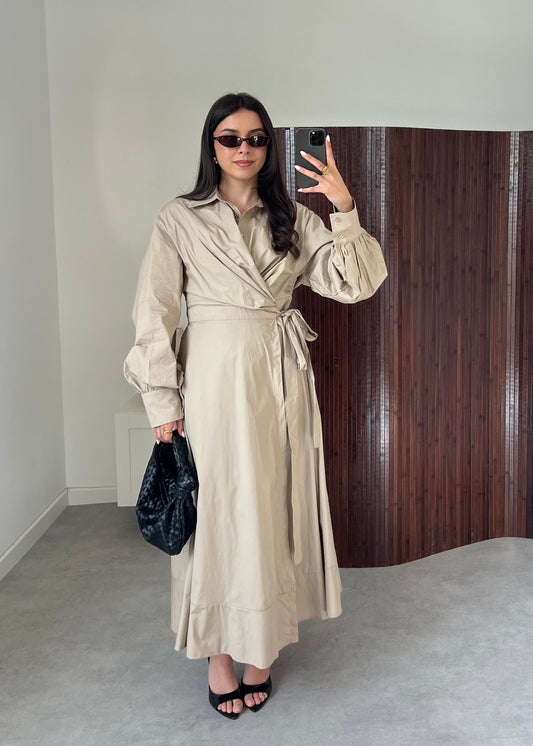 ROBE TALIA TAUPE