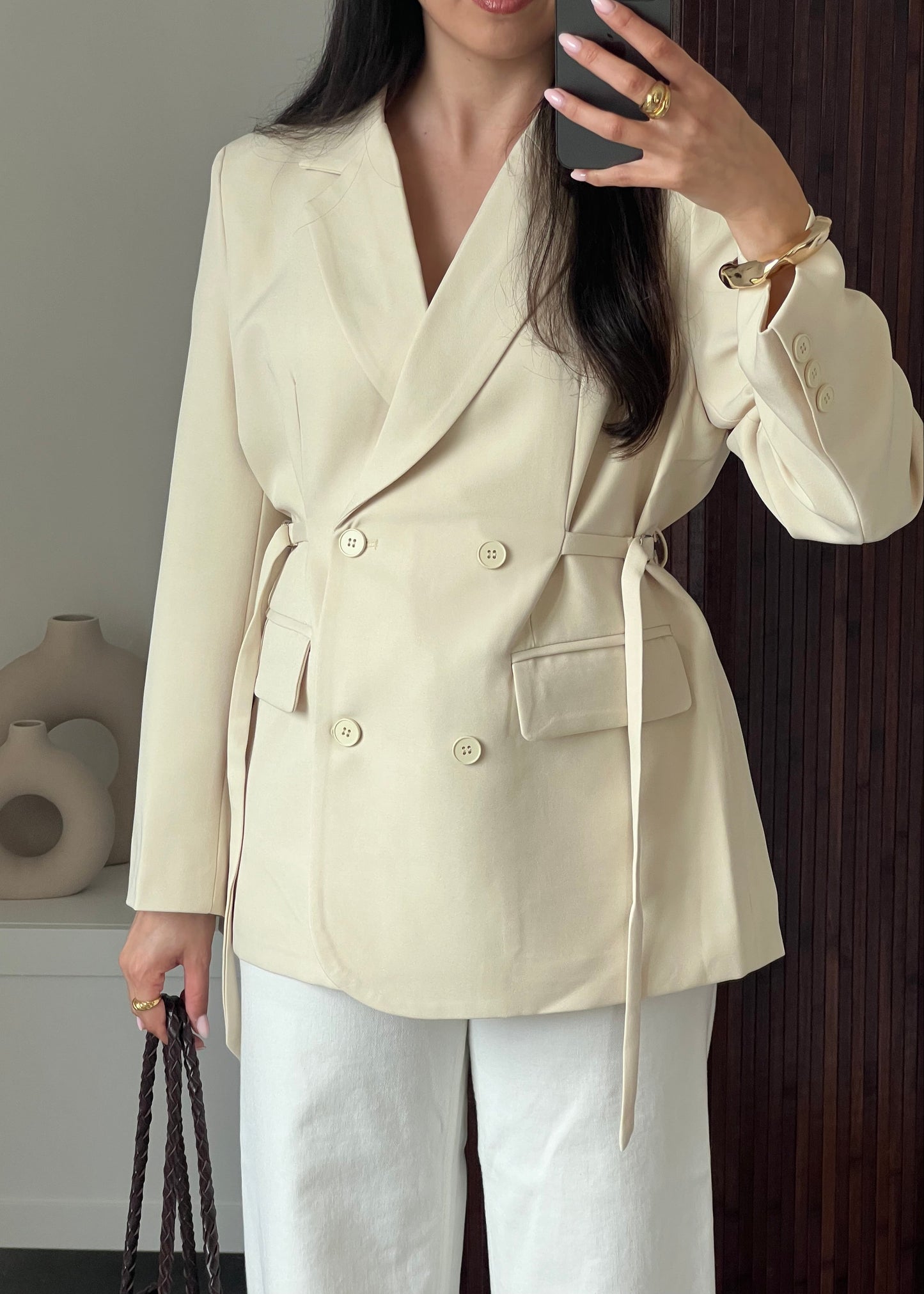 BLAZER JAUNE CLAIR