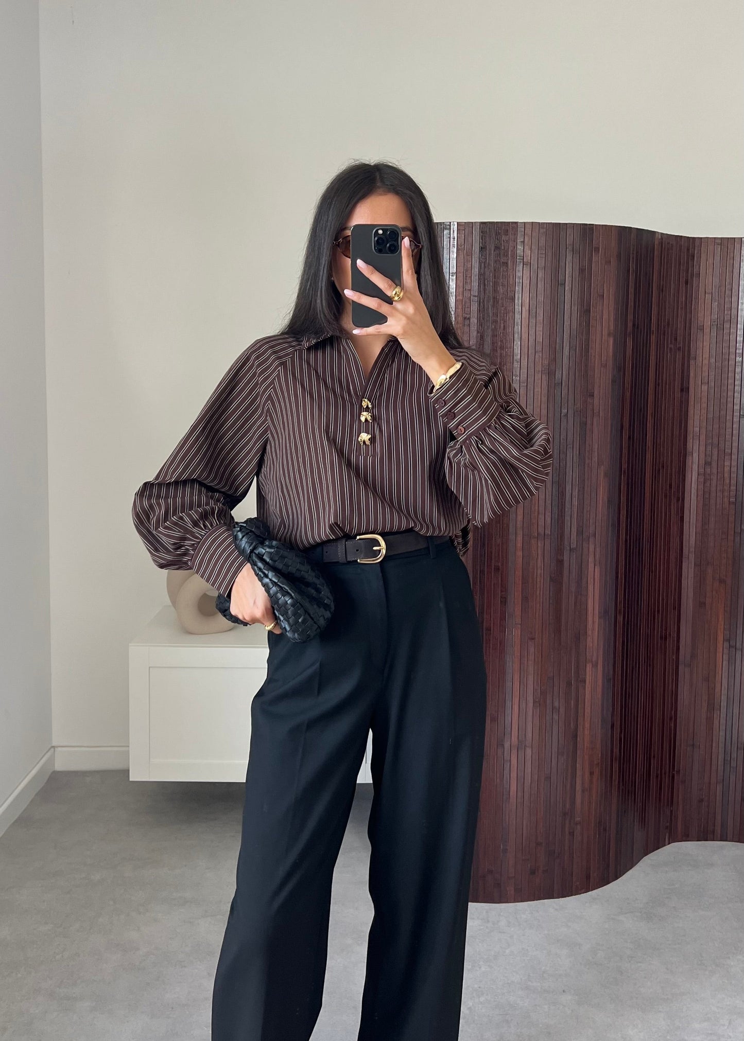 CHEMISE CHOCO RAYURE