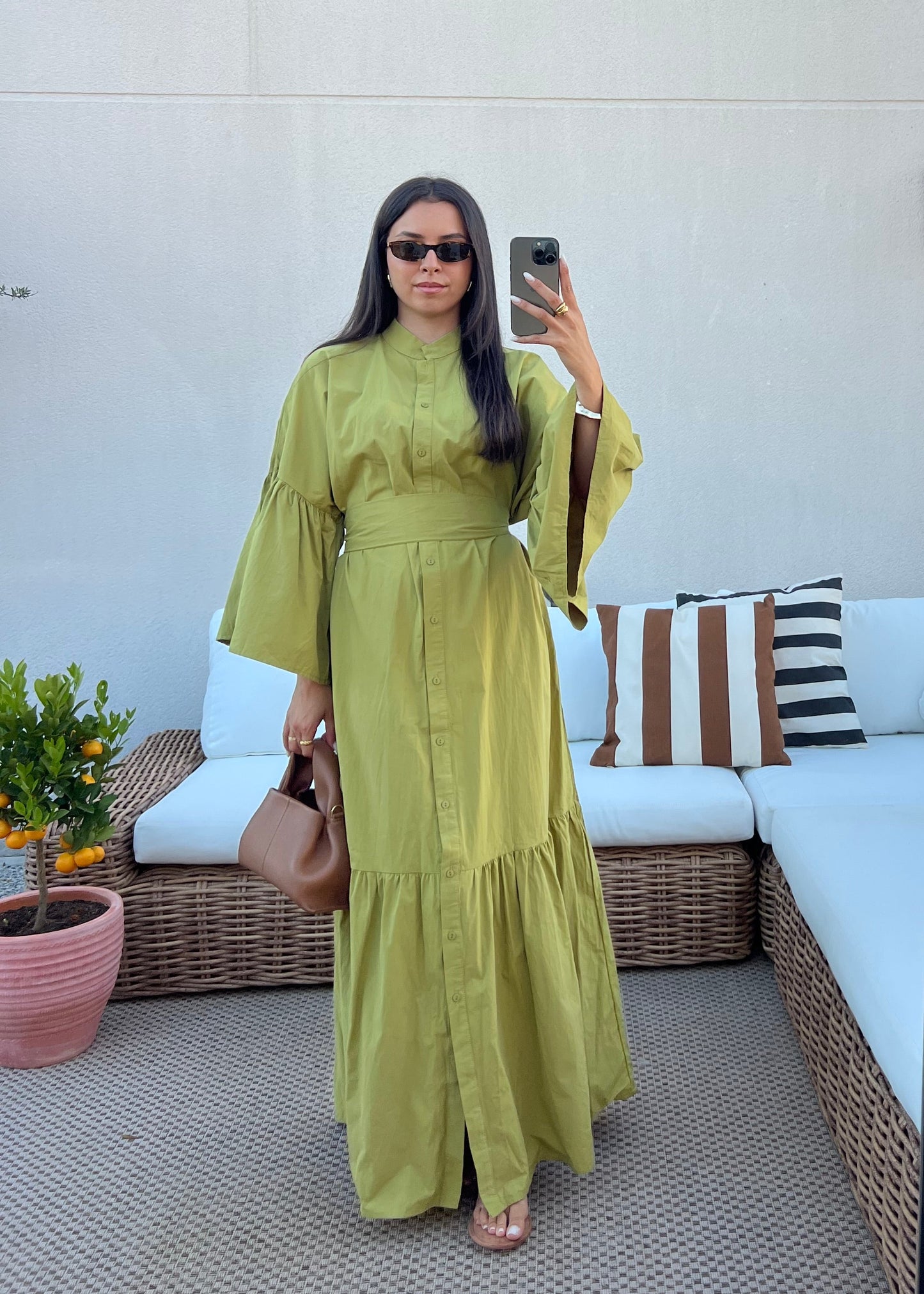 ROBE MIRA OLIVE