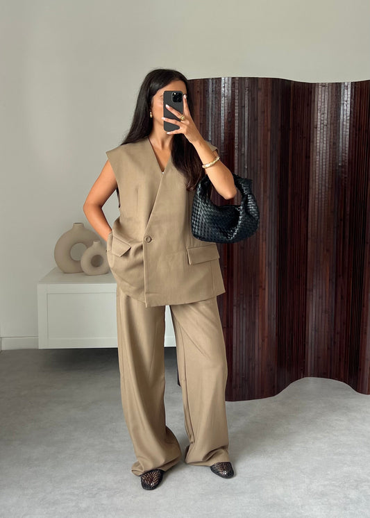 ENSEMBLE BLAZER BEIGE