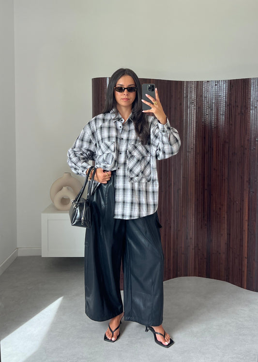PANTALON SIMILI NOIR