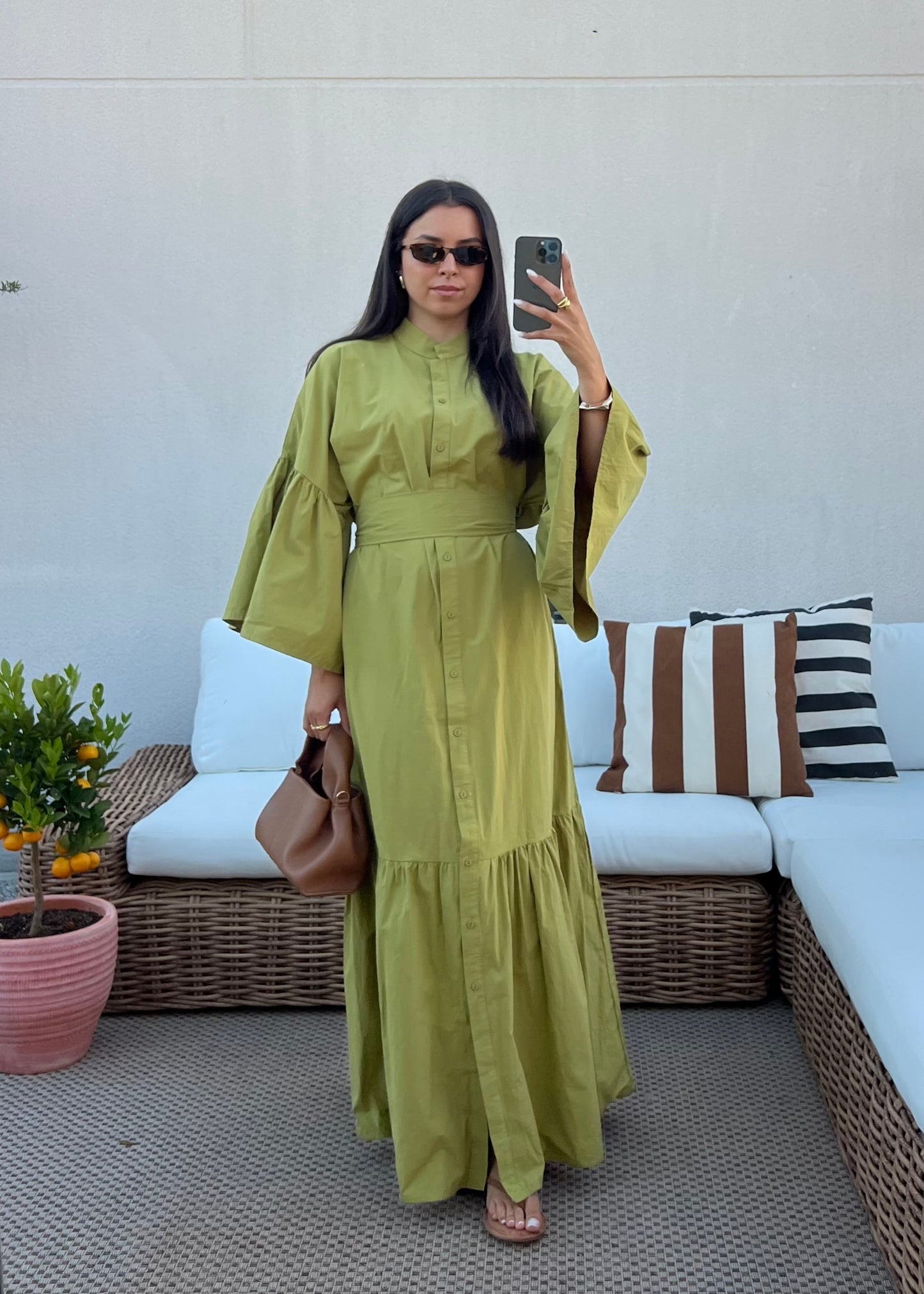 ROBE MIRA OLIVE