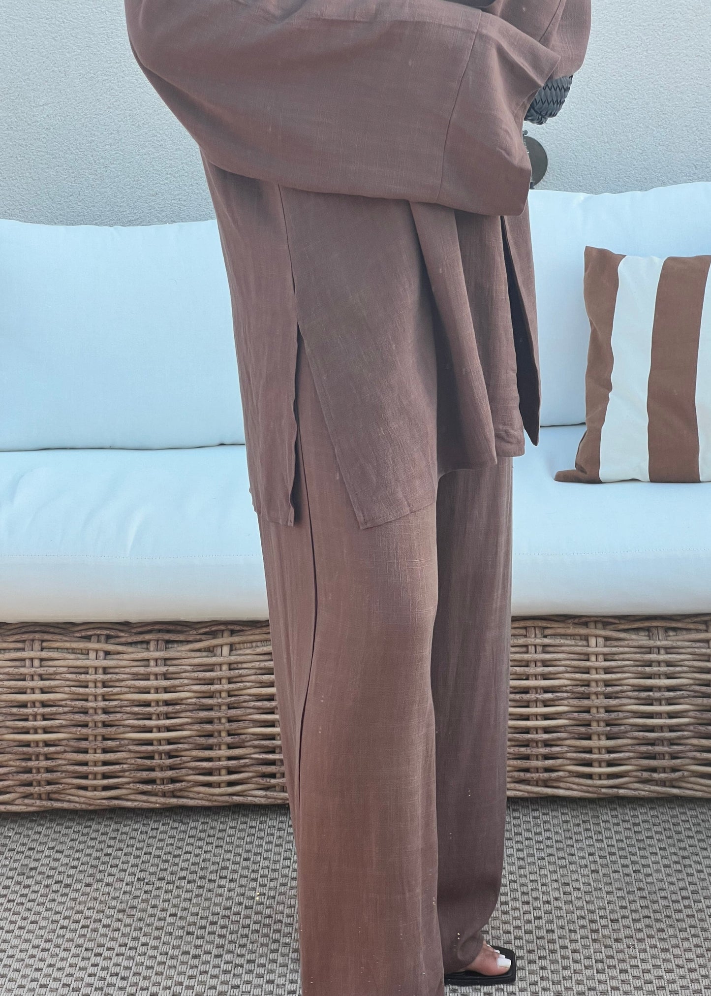 ENSEMBLE LIN MINA MARRON