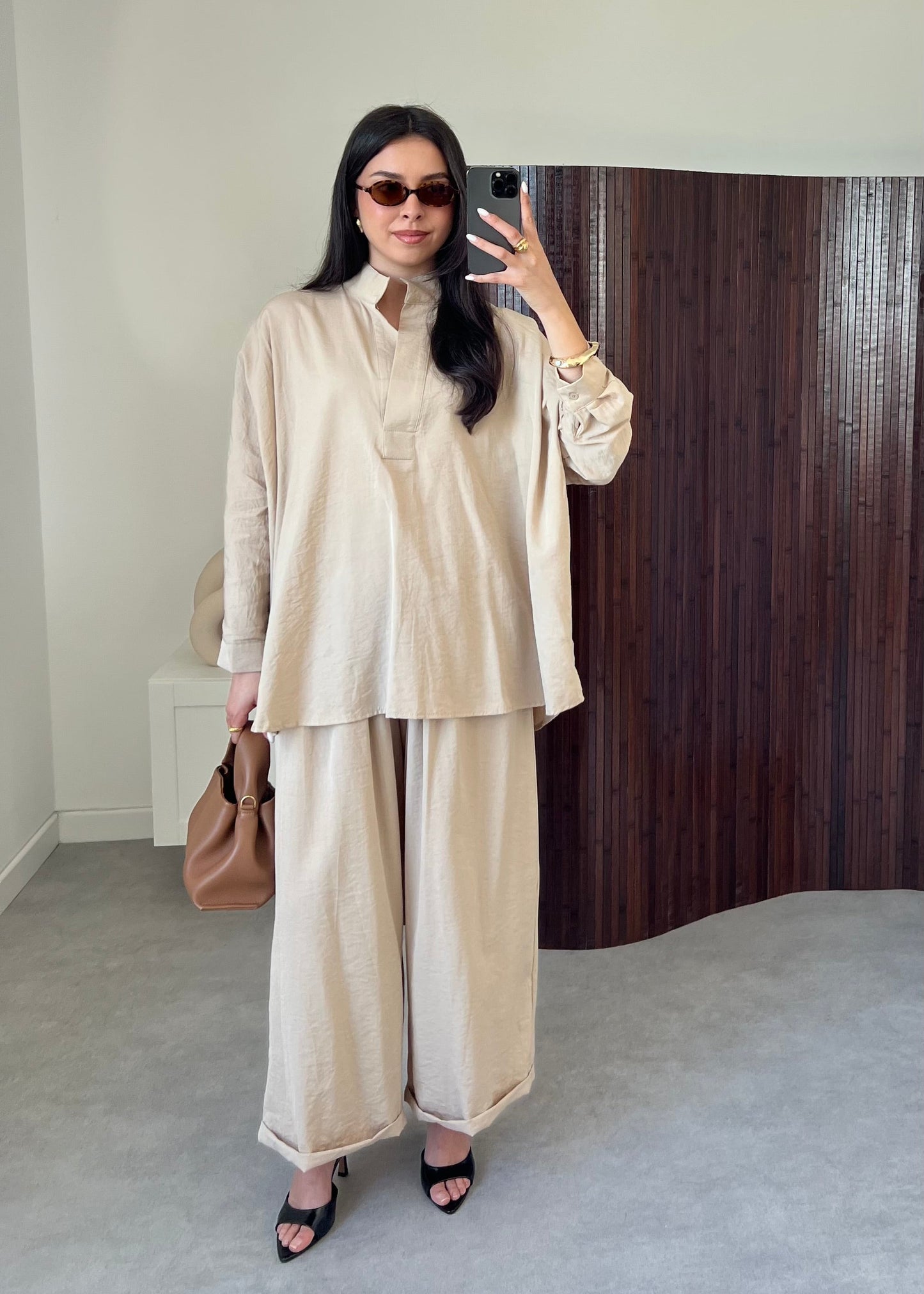 PRECOMMANDE !ENSEMBLE MAY BEIGE