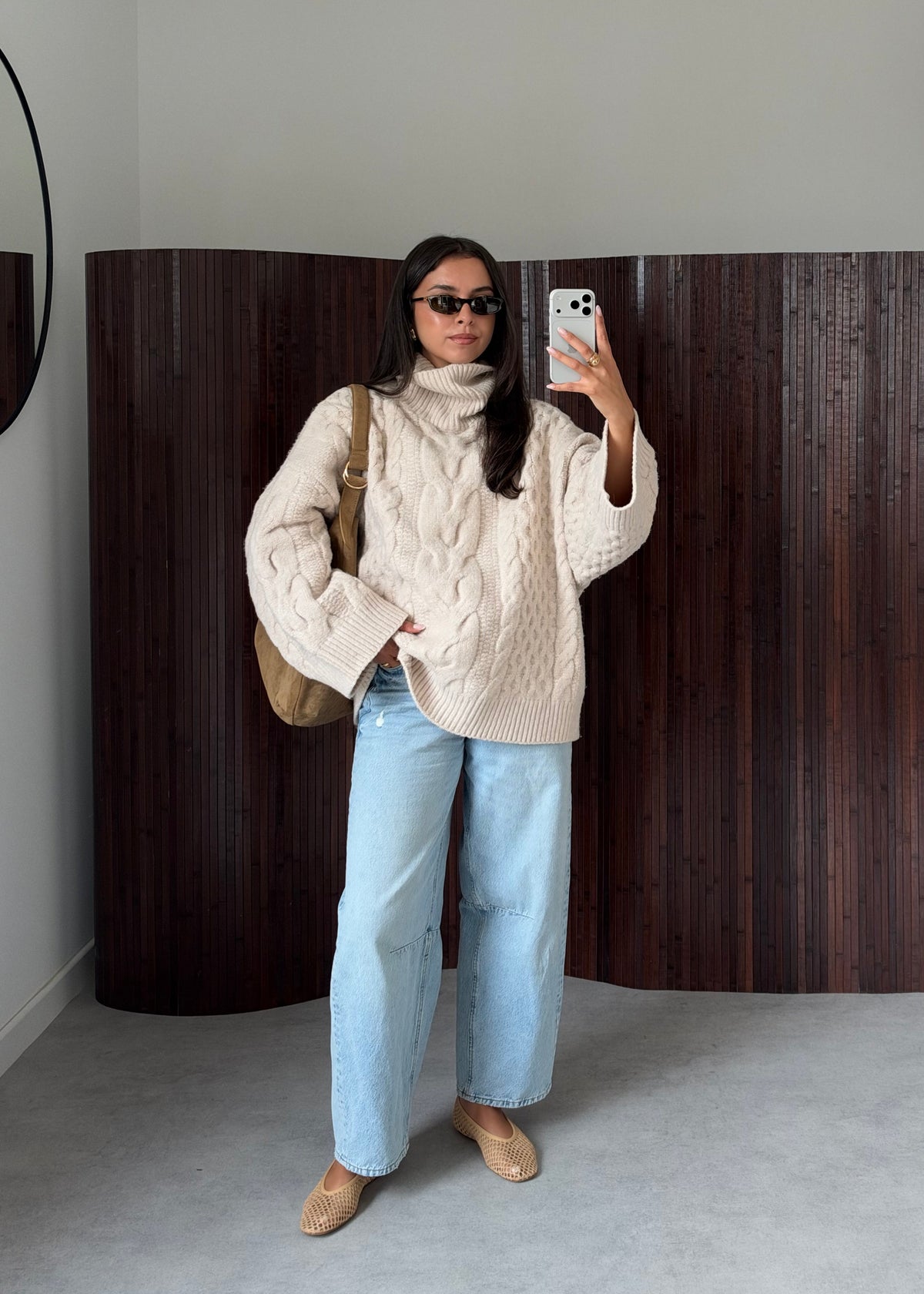 PULL COL CRÈME