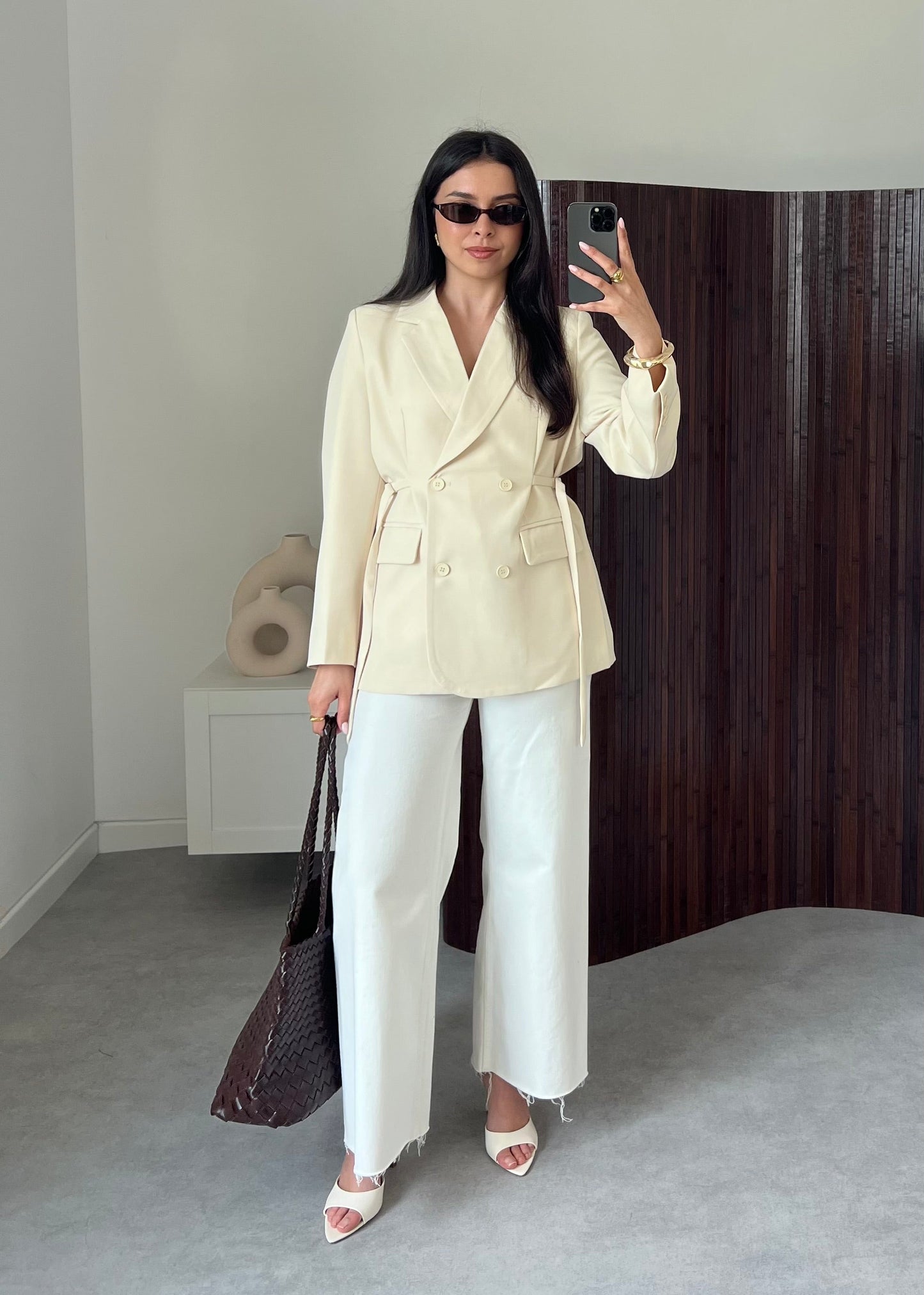 BLAZER JAUNE CLAIR