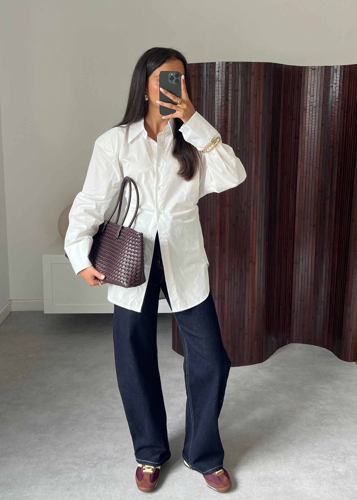 CHEMISE ÉPAULETTE BLANCHE