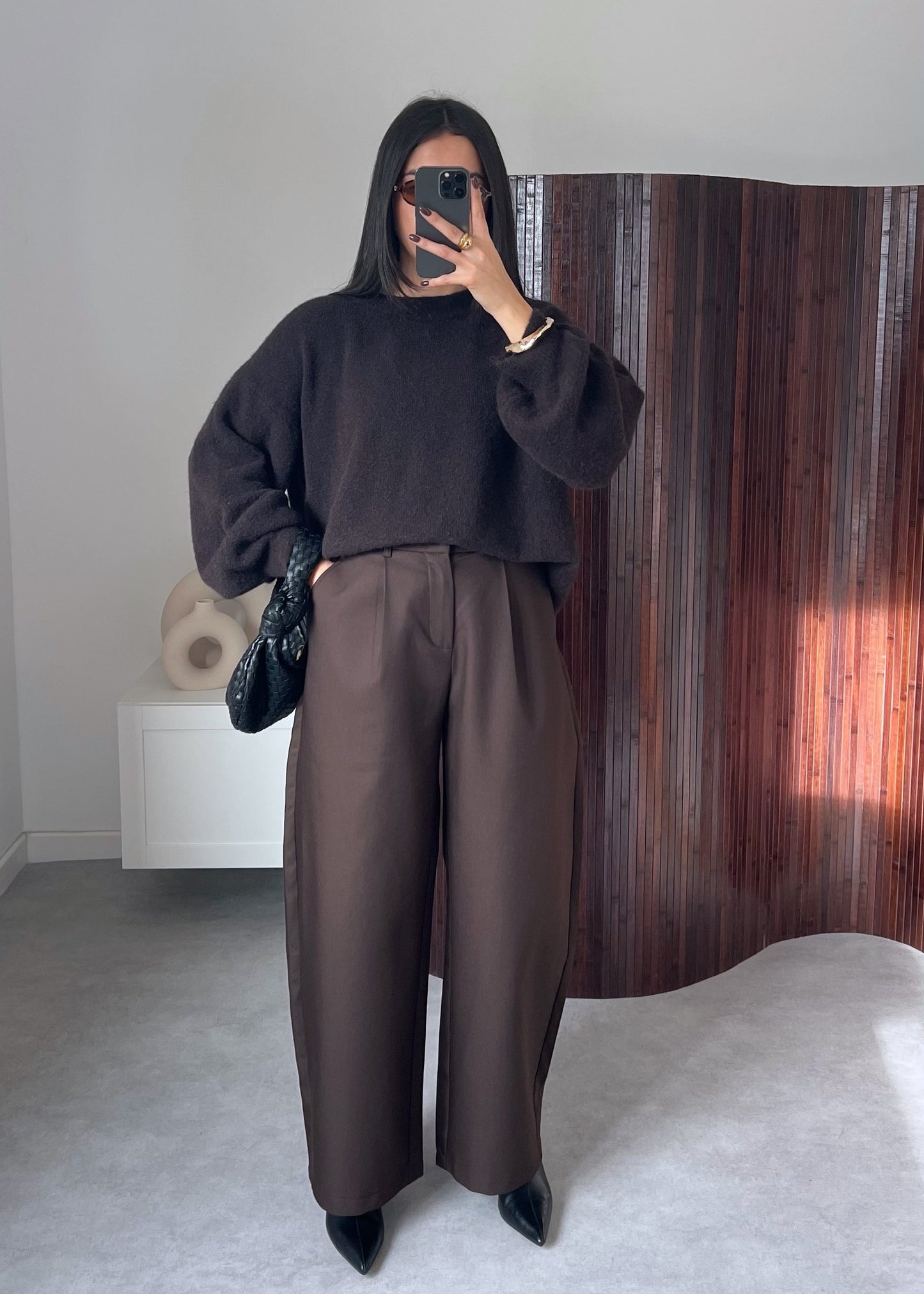 PANTALON BALLON MARRON