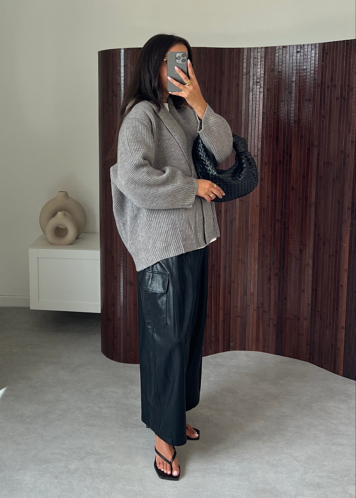 CARDIGAN OVER GRIS